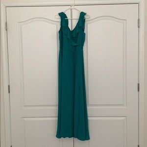 LOFT emerald green dress, NWT